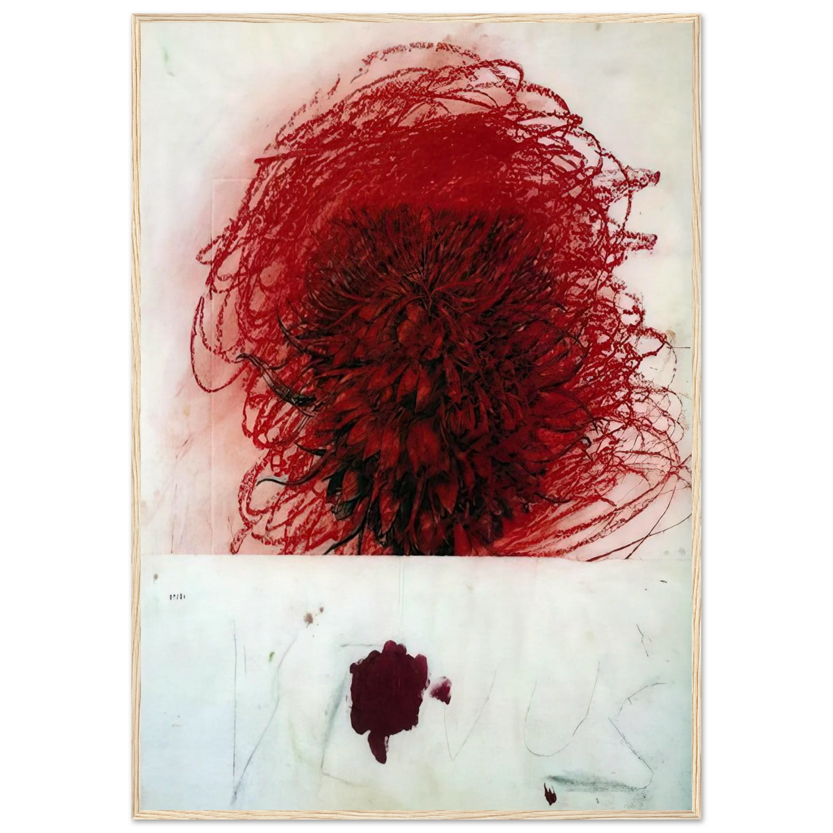 Pan II Framed Poster | Cy Twombly Framed Prints Wall Art | Cy Twombly Store
