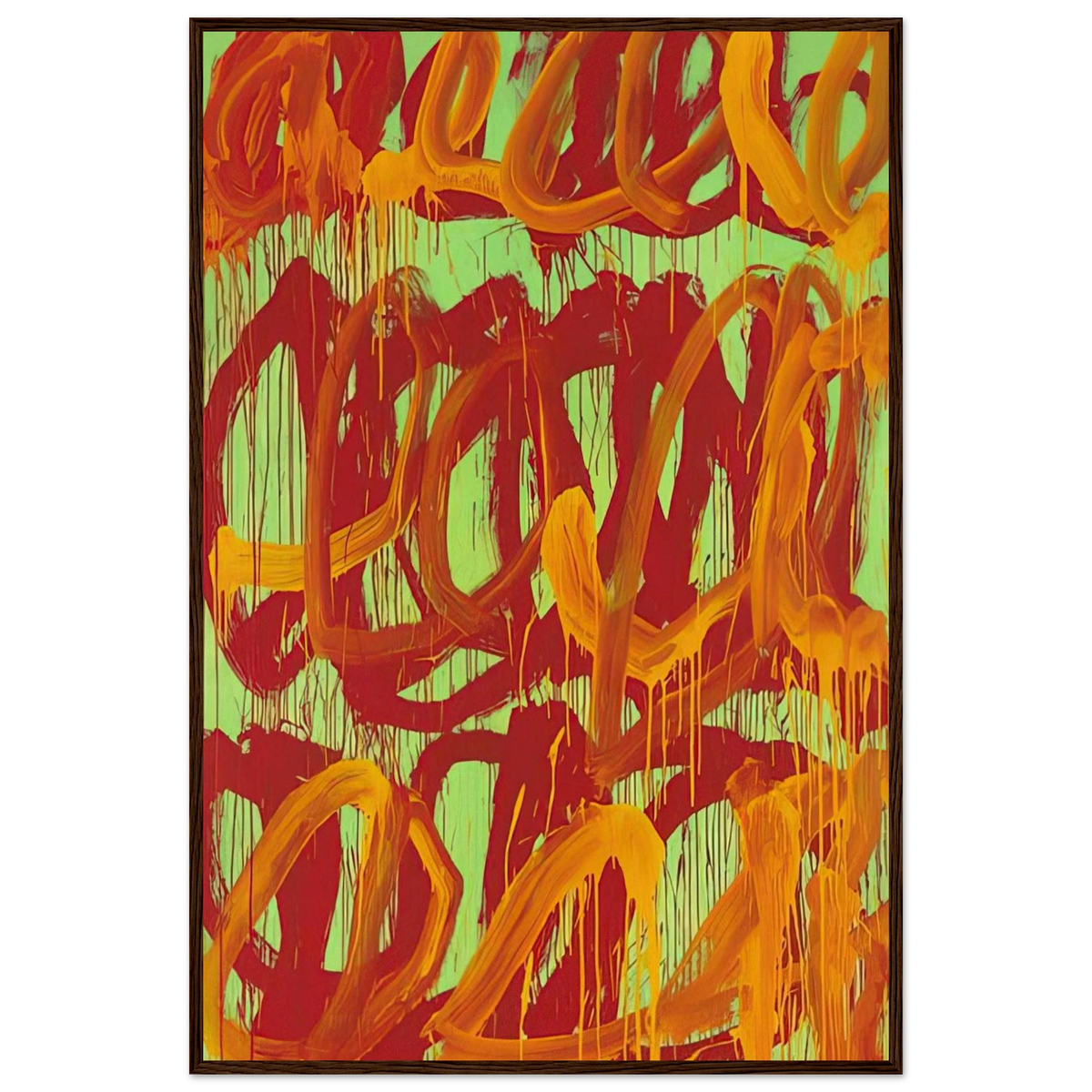Camino Real  II  Framed Poster | Cy Twombly Framed Prints Wall Art | Cy Twombly Store