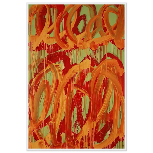 Camino Real  IV  Framed Poster | Cy Twombly Framed Prints Wall Art | Cy Twombly Store