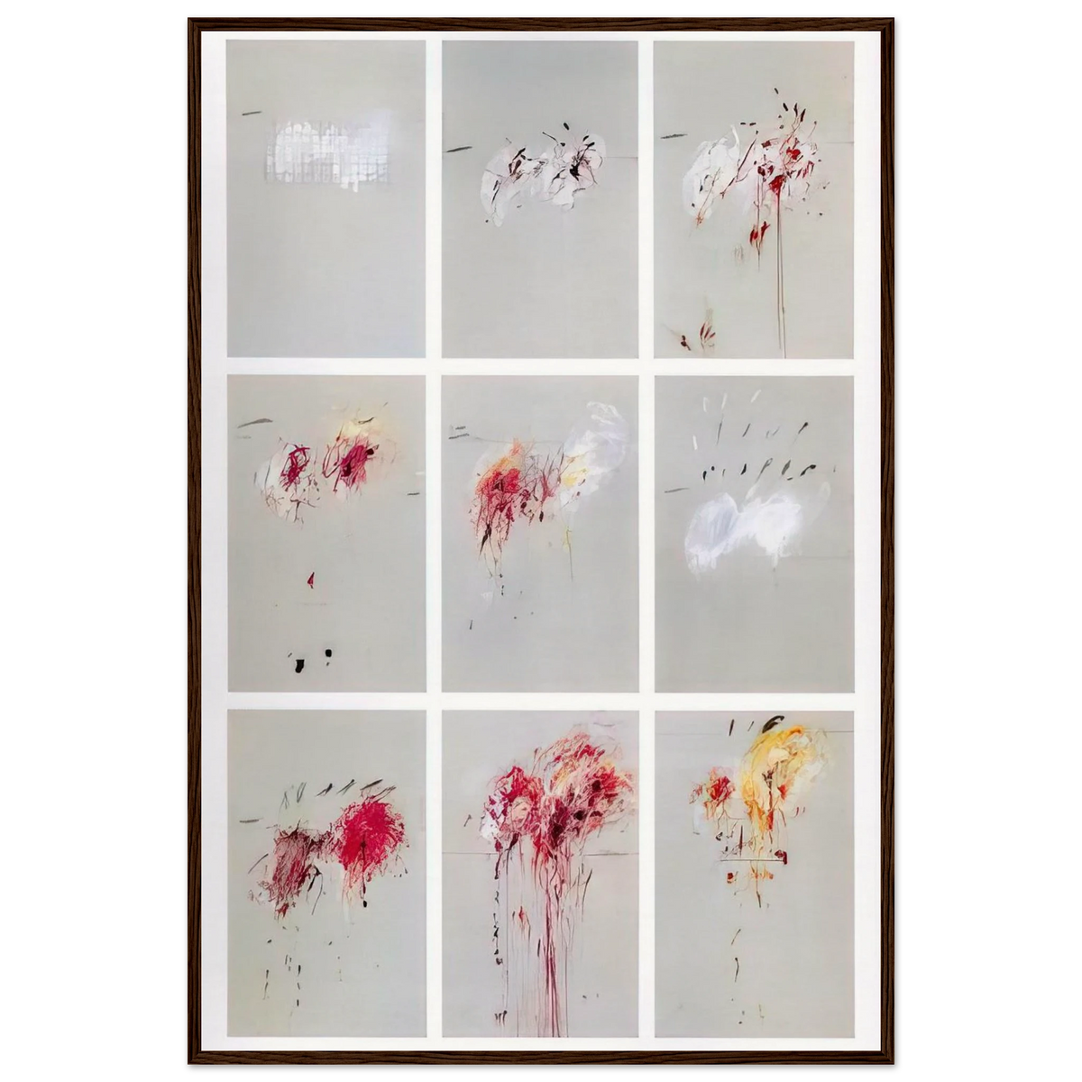 Nine Discourses on Commodus Framed Poster | Cy Twombly Framed Prints Wall Art | Cy Twombly Store