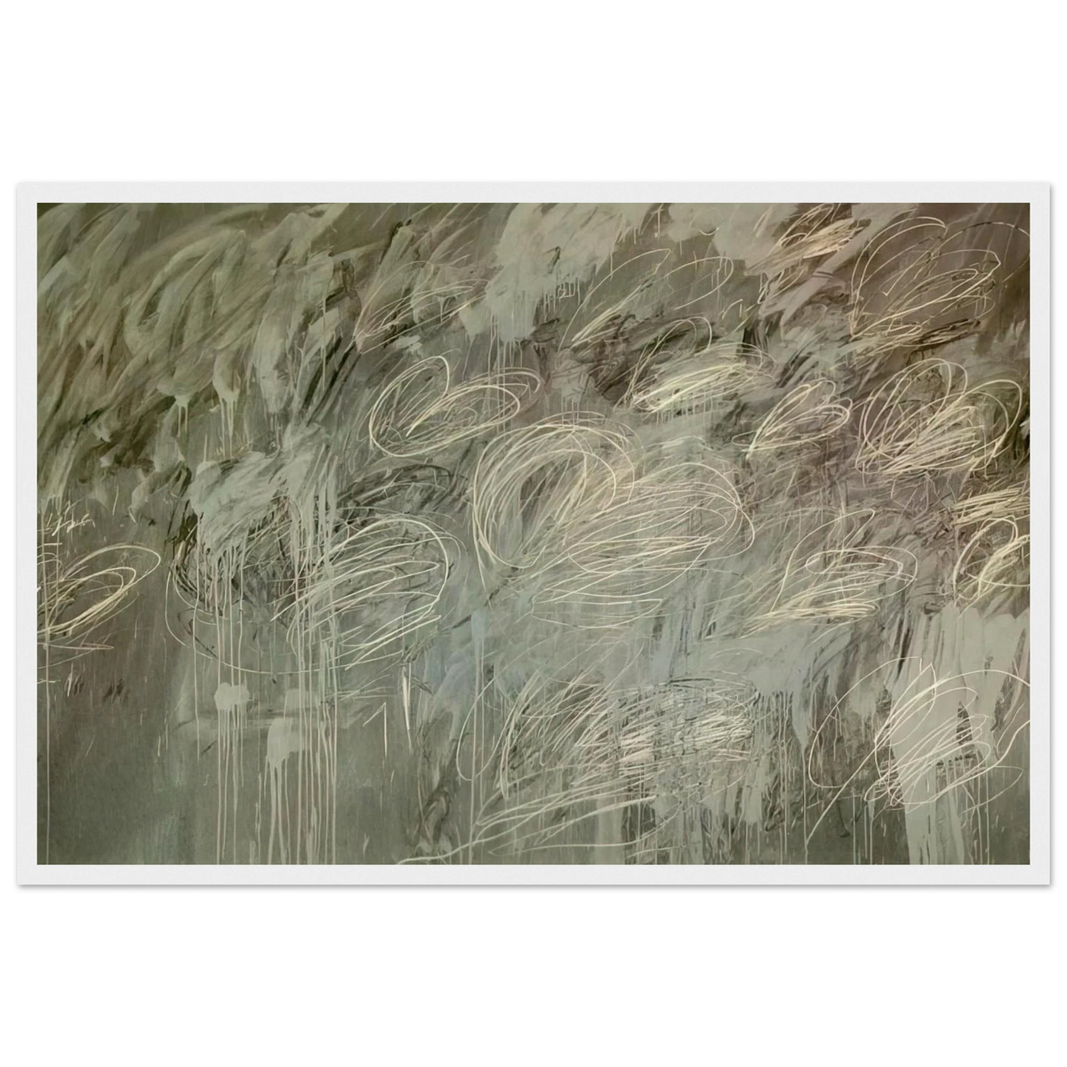 III Notes from Salalah,  Note II  Framed Poster | Cy Twombly Framed Prints Wall Art | Cy Twombly Store