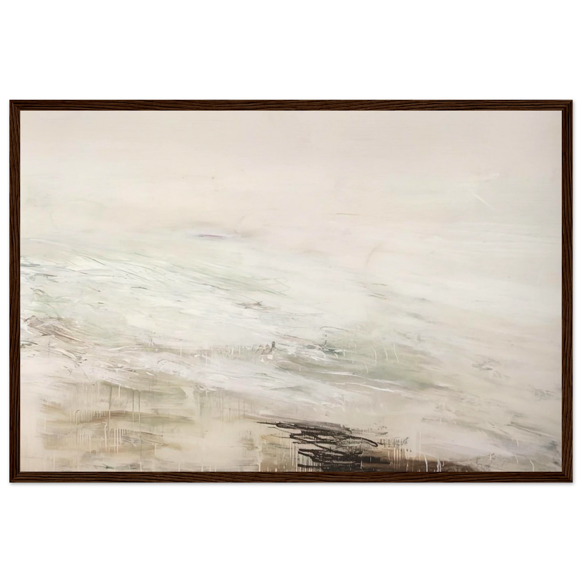 Hero and Leandro  A Painting in Four Parts  Part II Framed Poster | Cy Twombly Framed Prints Wall Art | Cy Twombly Store