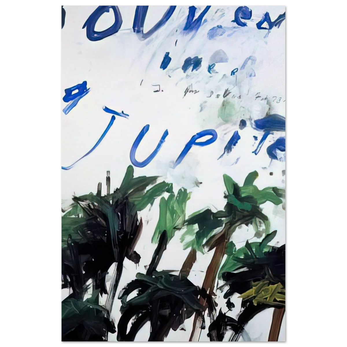 Souvenir Poster | Cy Twombly Poster | Cy Twombly Store