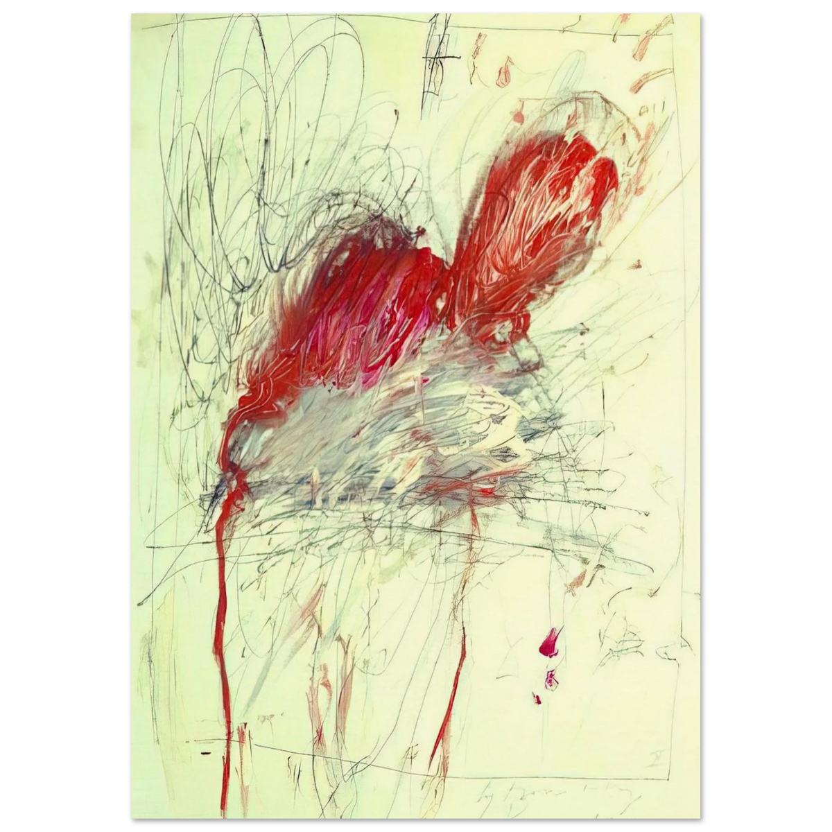 Leda and the Swan Poster | Cy Twombly Poster | Cy Twombly Store