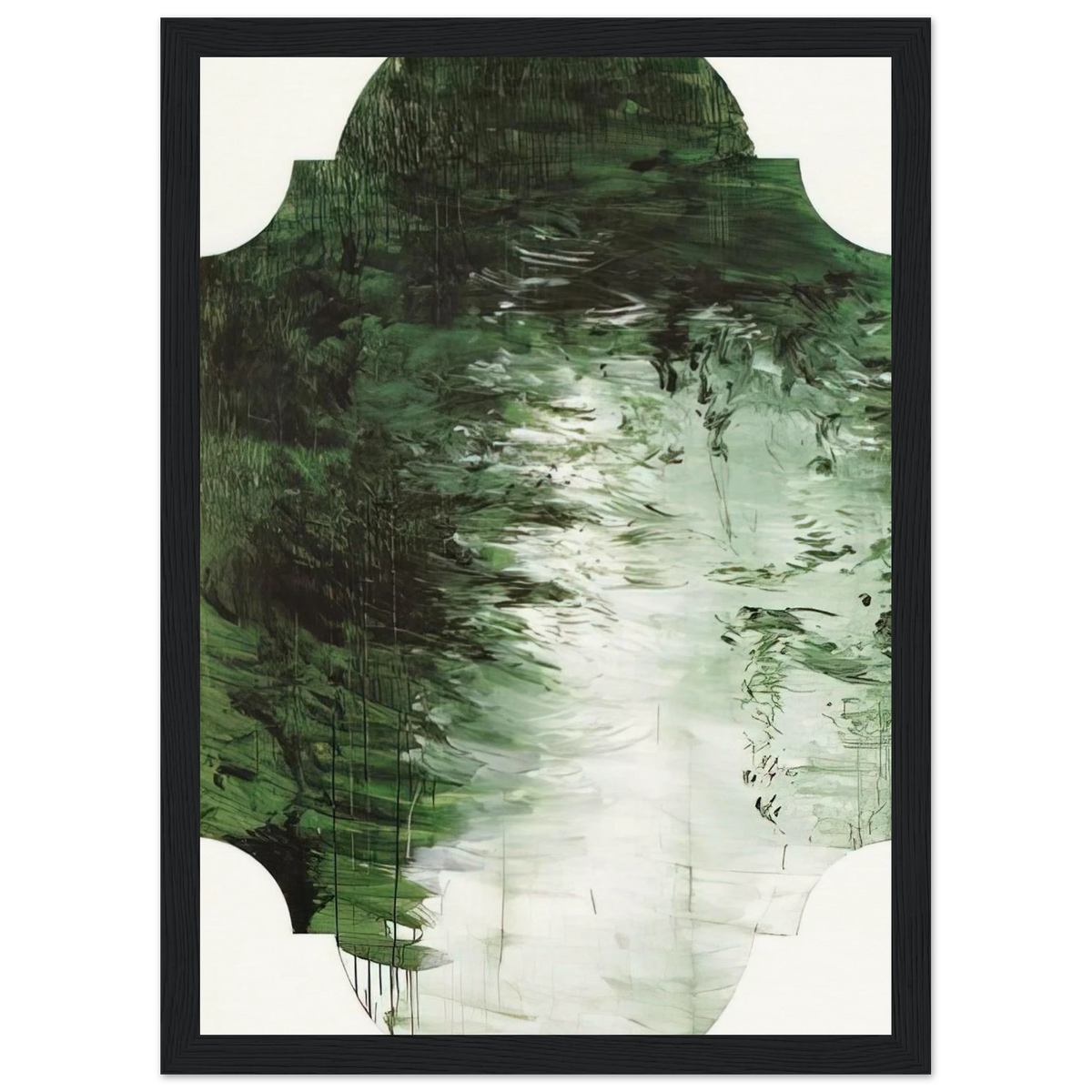 Untitled Part V Framed Poster | Cy Twombly Framed Prints Wall Art | Cy Twombly Store