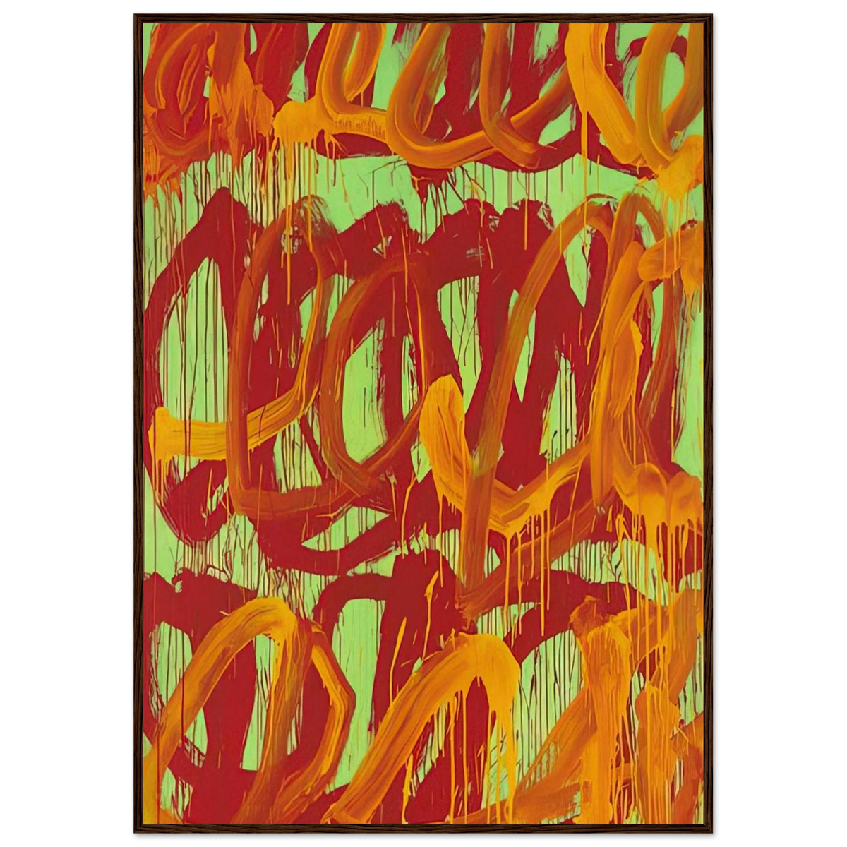 Camino Real  II  Framed Poster | Cy Twombly Framed Prints Wall Art | Cy Twombly Store
