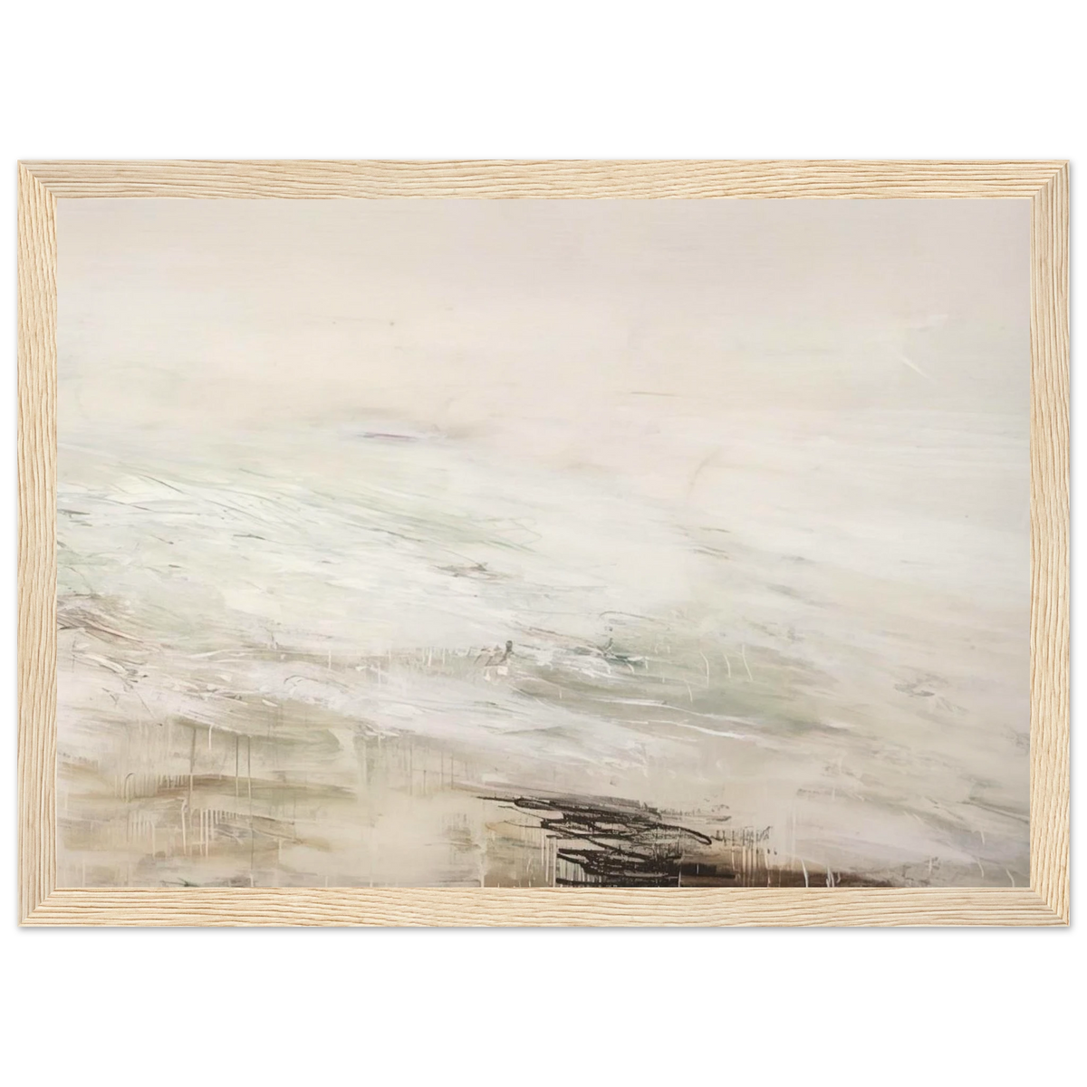 Hero and Leandro  A Painting in Four Parts  Part II Framed Poster | Cy Twombly Framed Prints Wall Art | Cy Twombly Store