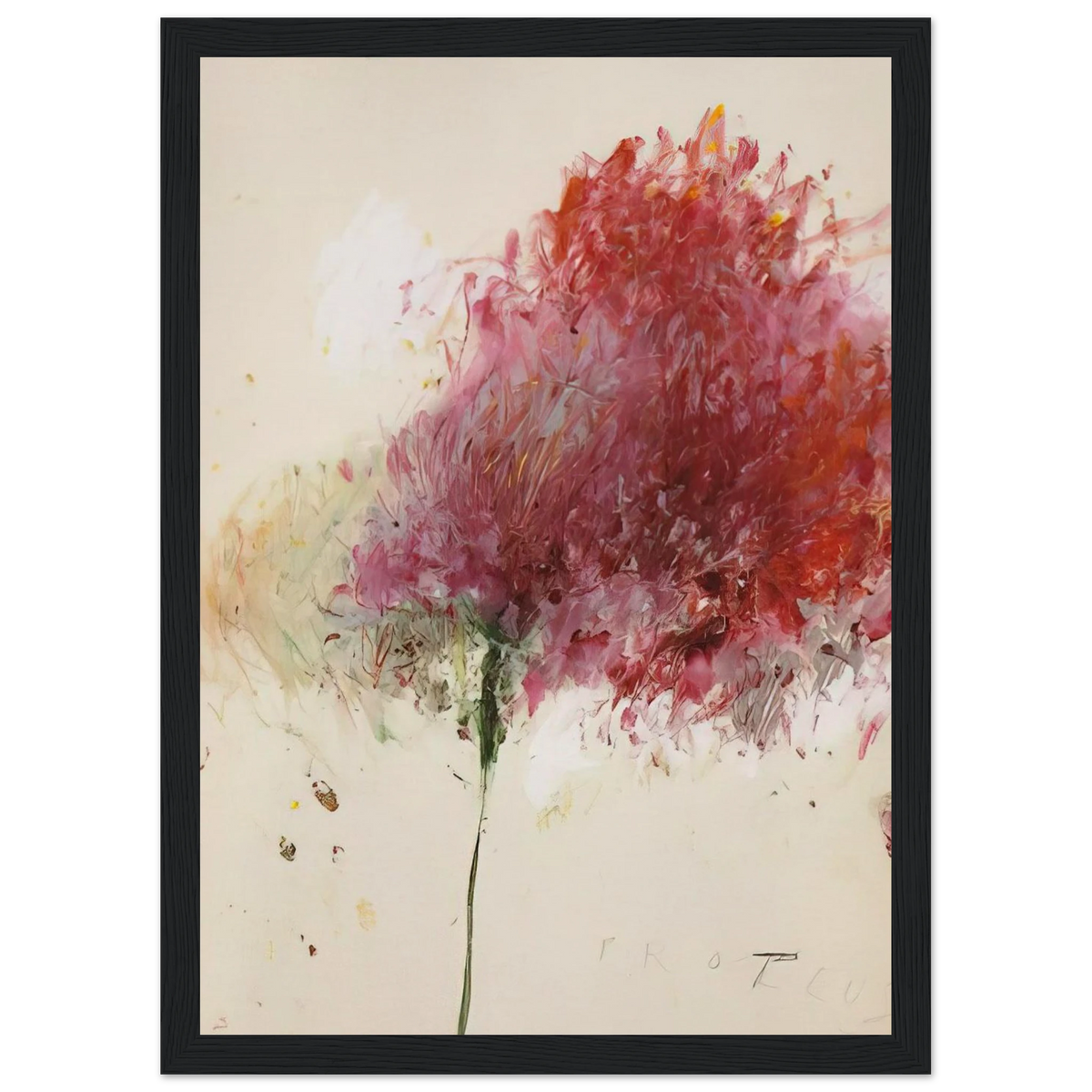 Proteus Framed Poster | Cy Twombly Framed Prints Wall Art | Cy Twombly Store