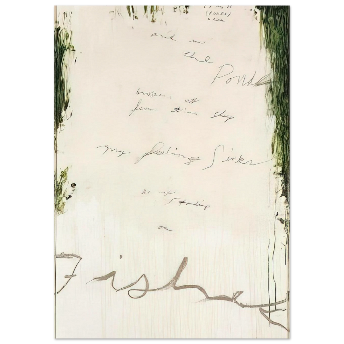 Untitled Part I Poster | Cy Twombly Poster | Cy Twombly Store