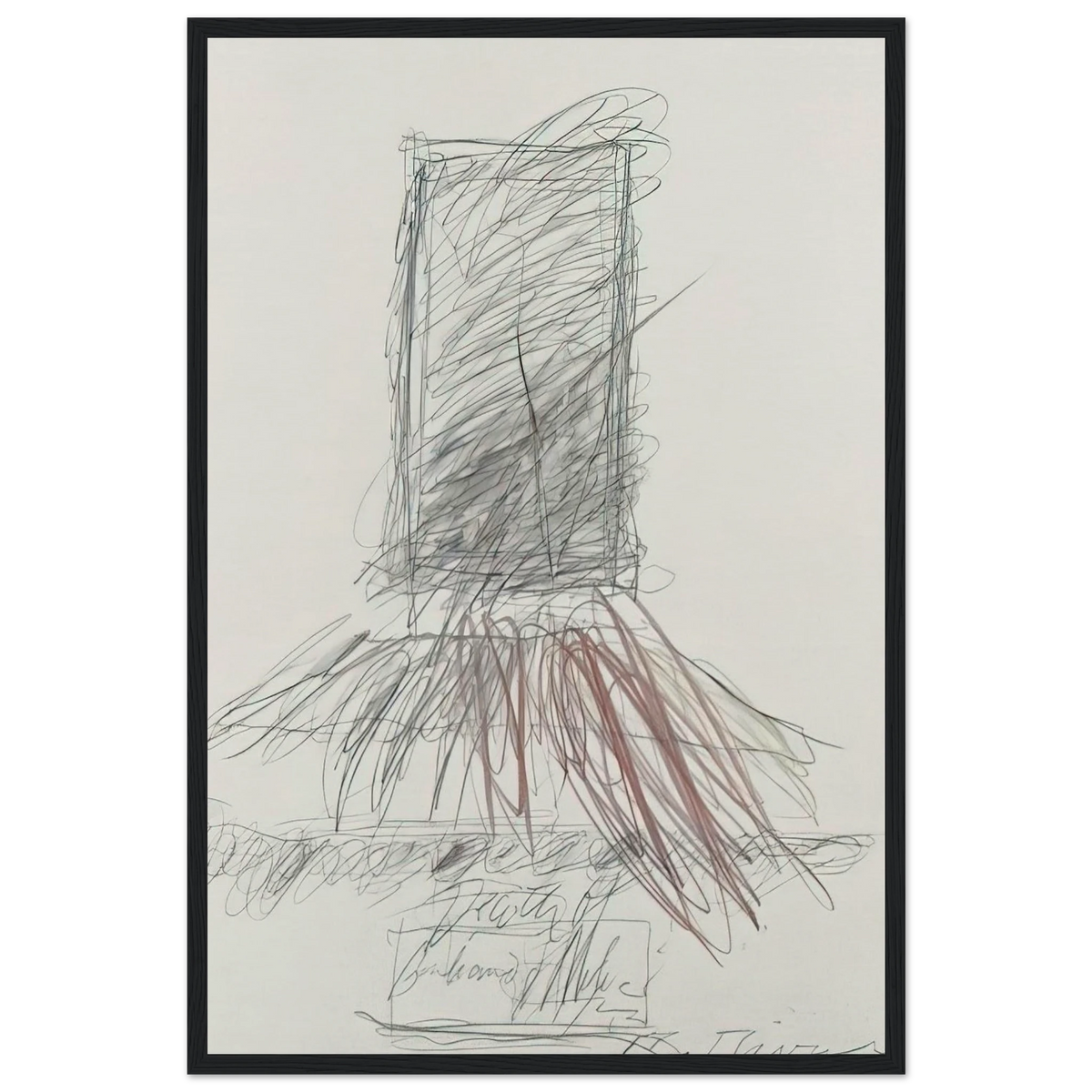 Death of Giuliano De'Medici Framed Poster | Cy Twombly Framed Prints Wall Art | Cy Twombly Store