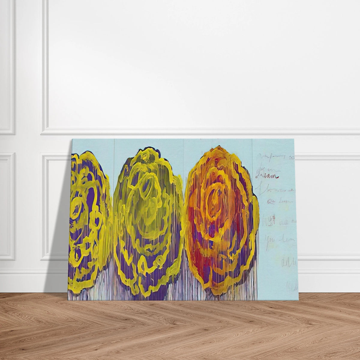 The Rose  III  Canvas | Cy Twombly Canvas | Cy Twombly Store
