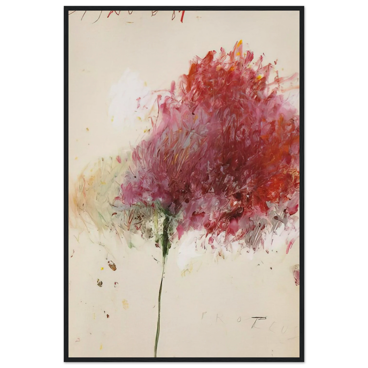 Proteus Framed Poster | Cy Twombly Framed Prints Wall Art | Cy Twombly Store