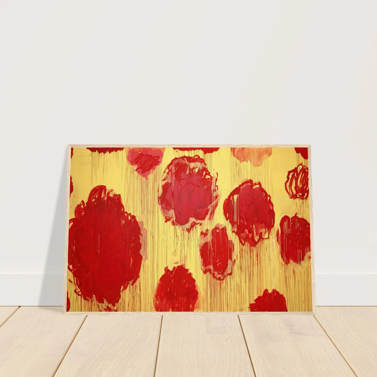 Untitled  Peonias series  Framed Poster | Cy Twombly Framed Prints Wall Art | Cy Twombly Store