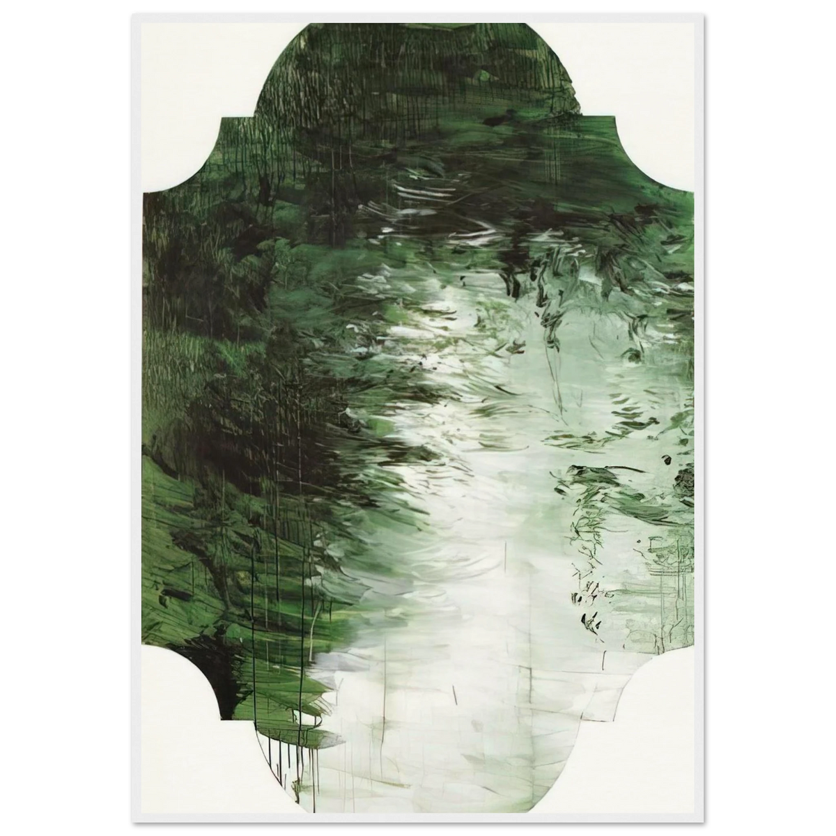 Untitled Part V Framed Poster | Cy Twombly Framed Prints Wall Art | Cy Twombly Store
