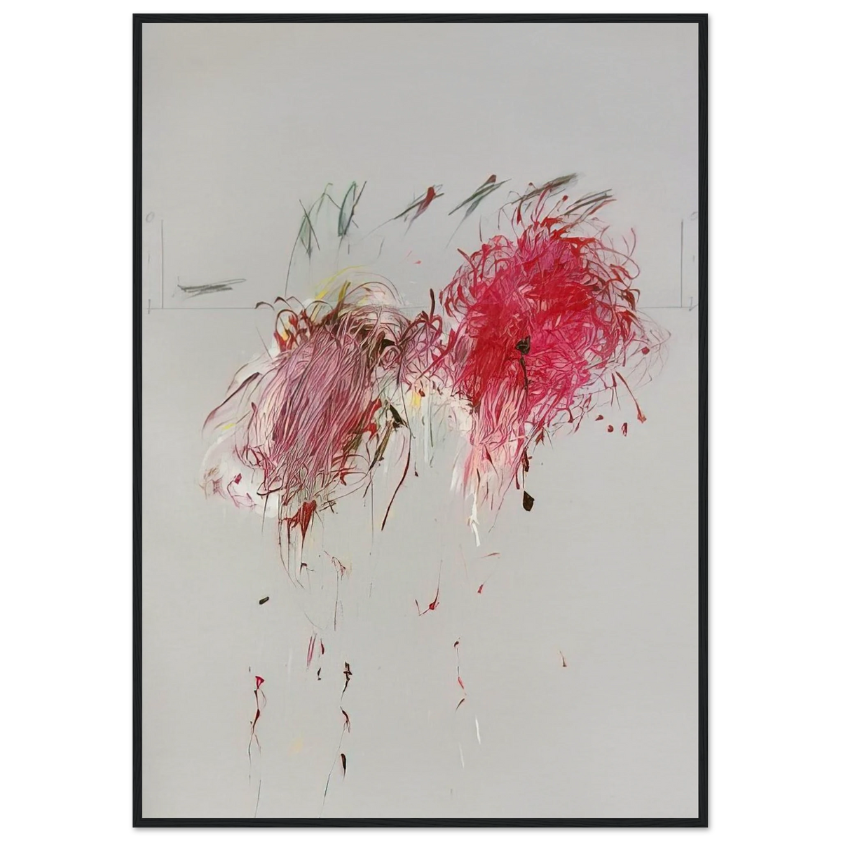 Nine Discourses on Commodus, , Part VII Framed Poster | Cy Twombly Framed Prints Wall Art | Cy Twombly Store