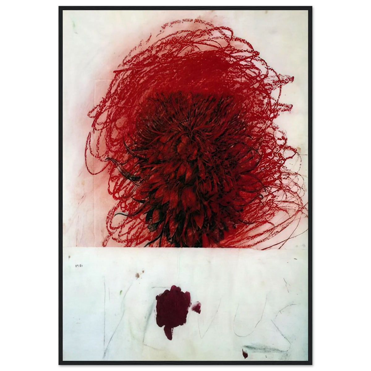 Pan II Framed Poster | Cy Twombly Framed Prints Wall Art | Cy Twombly Store