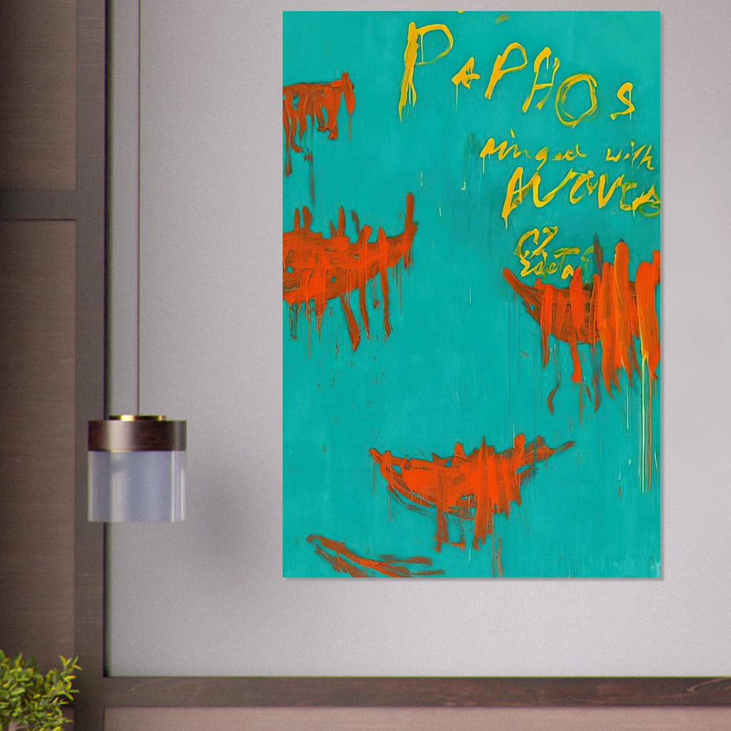 Leaving Paphos Ringed With Waves III Poster | Cy Twombly Poster | Cy Twombly Store