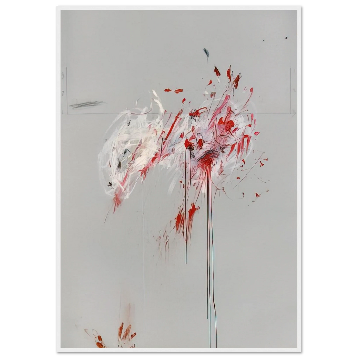 Nine Discourses on Commodus, Part III Framed Poster | Cy Twombly Framed Prints Wall Art | Cy Twombly Store