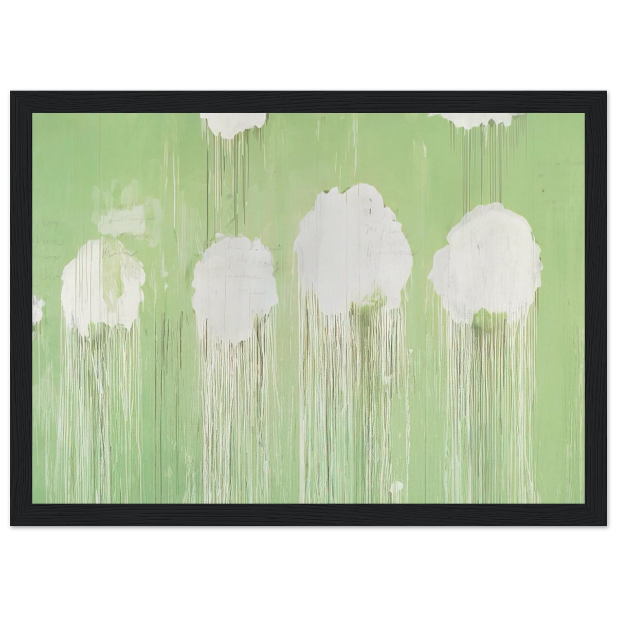 Untitled,  Peony Blossom Painting  Framed Poster | Cy Twombly Framed Prints Wall Art | Cy Twombly Store
