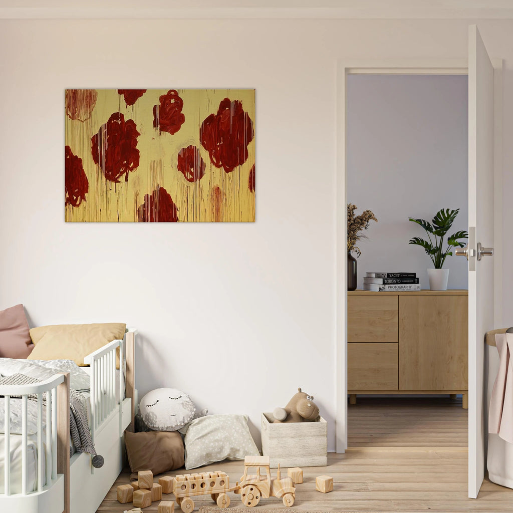 Untitled,  Blooming, A Scattering of Blossoms & Other Things  Canvas | Cy Twombly Canvas | Cy Twombly Store