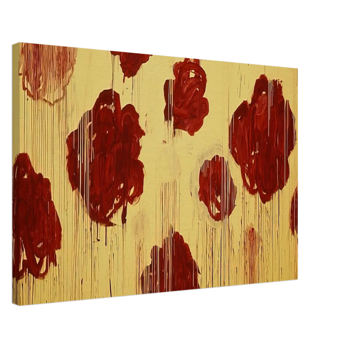 Untitled,  Blooming, A Scattering of Blossoms & Other Things  Canvas | Cy Twombly Canvas | Cy Twombly Store