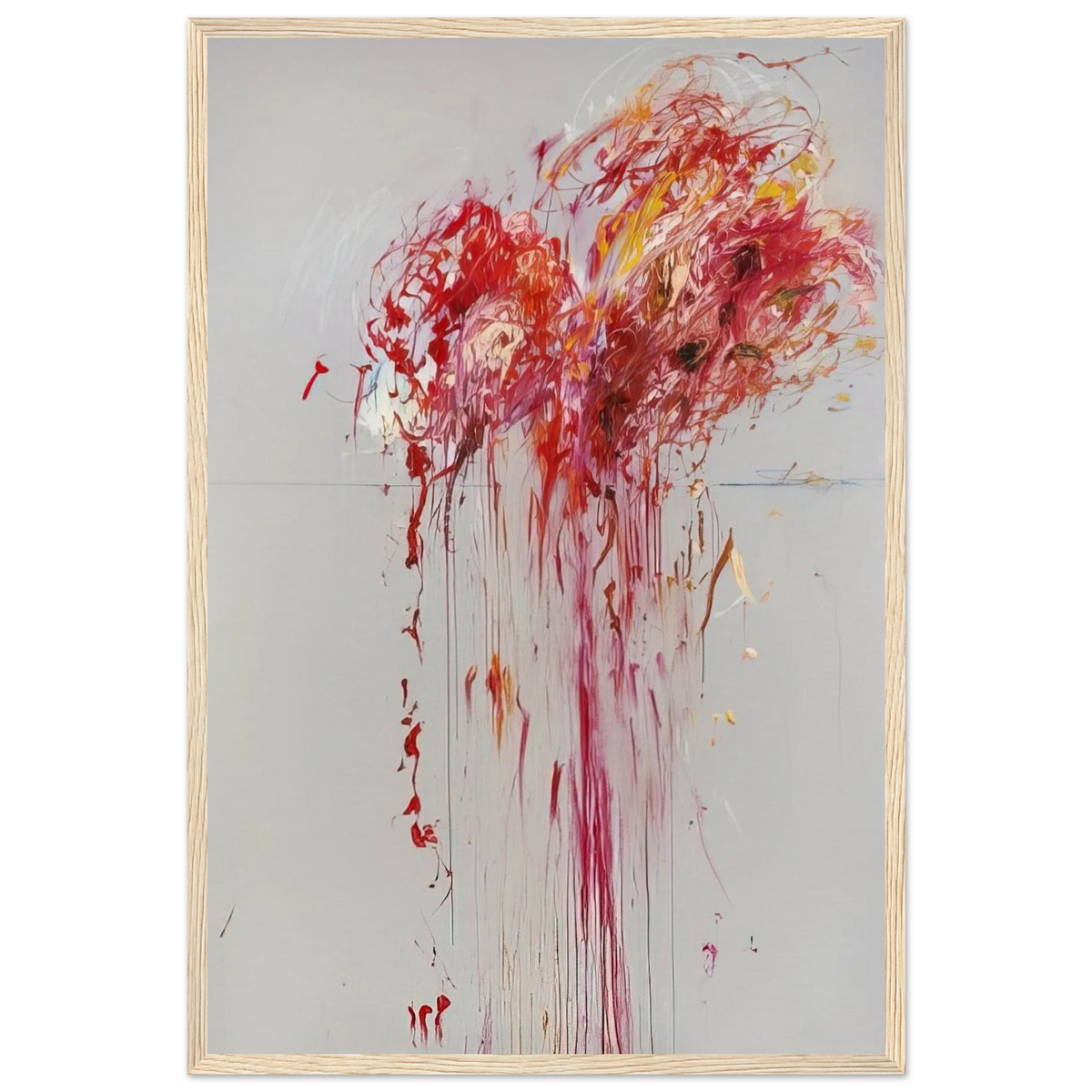 Nine Discourses on Commodus, Part VIII Framed Poster | Cy Twombly Framed Prints Wall Art | Cy Twombly Store