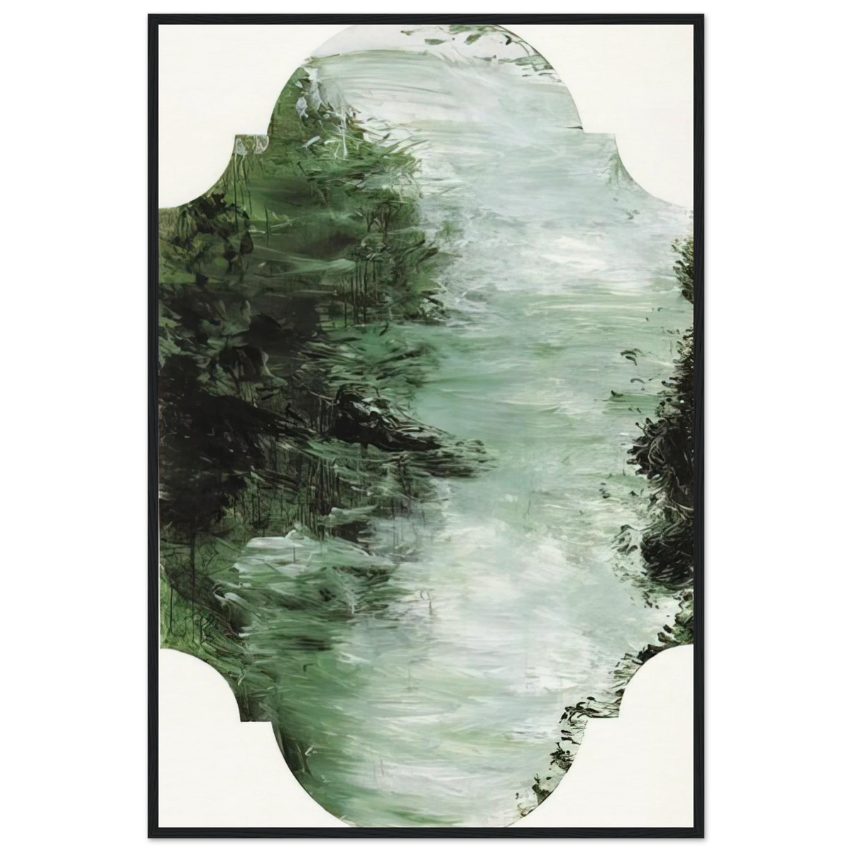 Untitled Part VI Framed Poster | Cy Twombly Framed Prints Wall Art | Cy Twombly Store