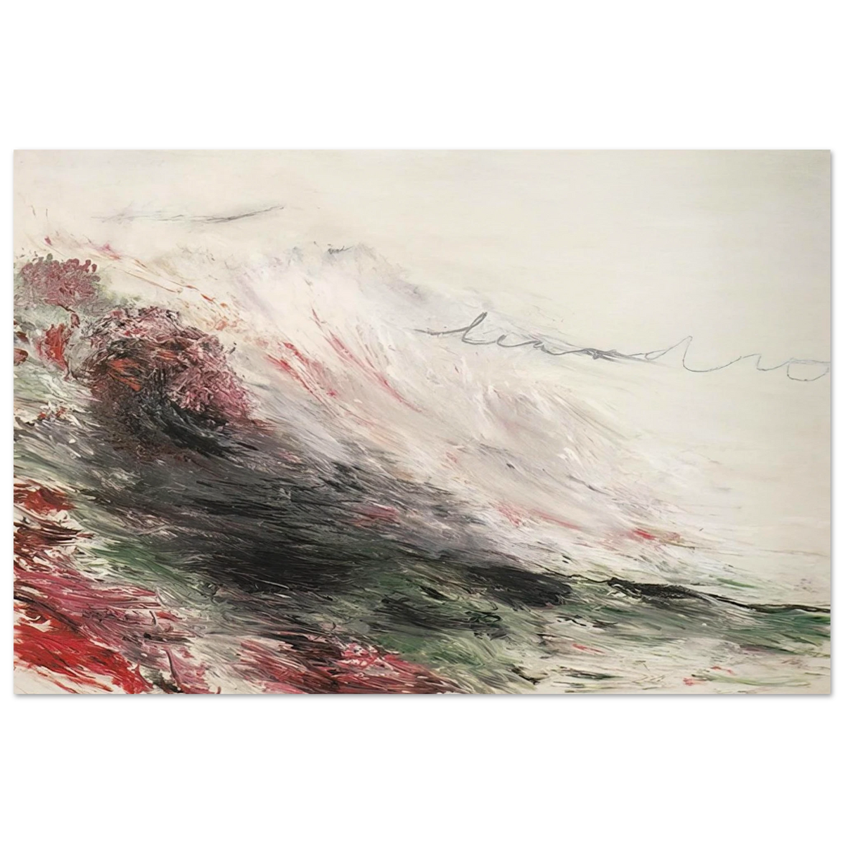 Hero and Leandro  A Painting in Four Parts  Part I Poster | Cy Twombly Poster | Cy Twombly Store
