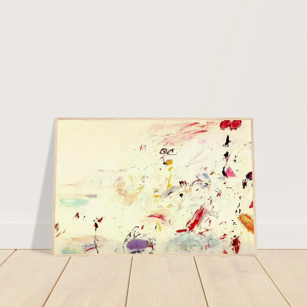 Bay of Naples Framed Poster | Cy Twombly Framed Prints Wall Art | Cy Twombly Store