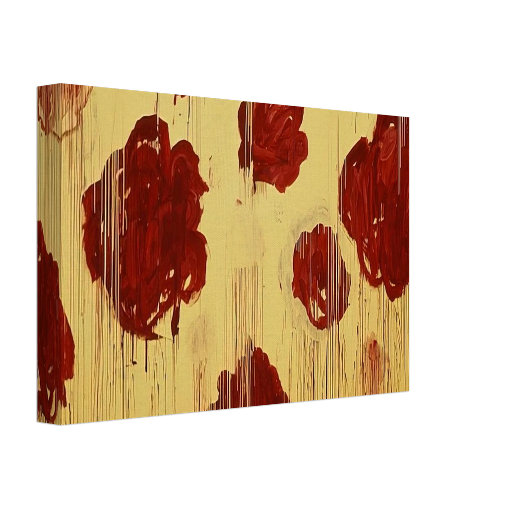 Untitled,  Blooming, A Scattering of Blossoms & Other Things  Canvas | Cy Twombly Canvas | Cy Twombly Store