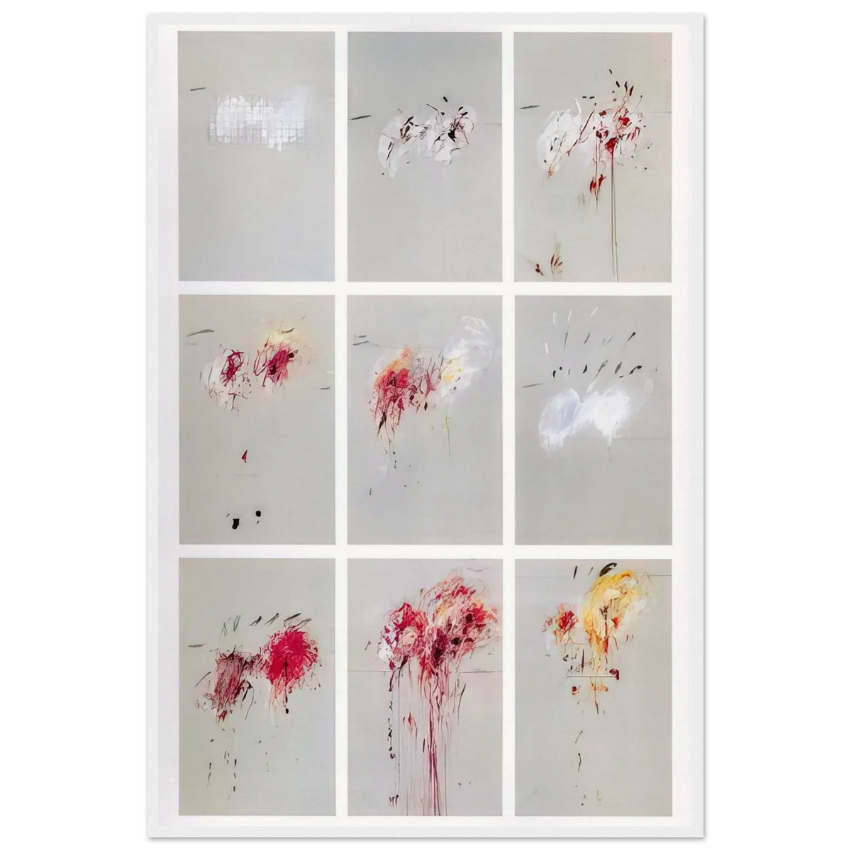 Nine Discourses on Commodus Framed Poster | Cy Twombly Framed Prints Wall Art | Cy Twombly Store