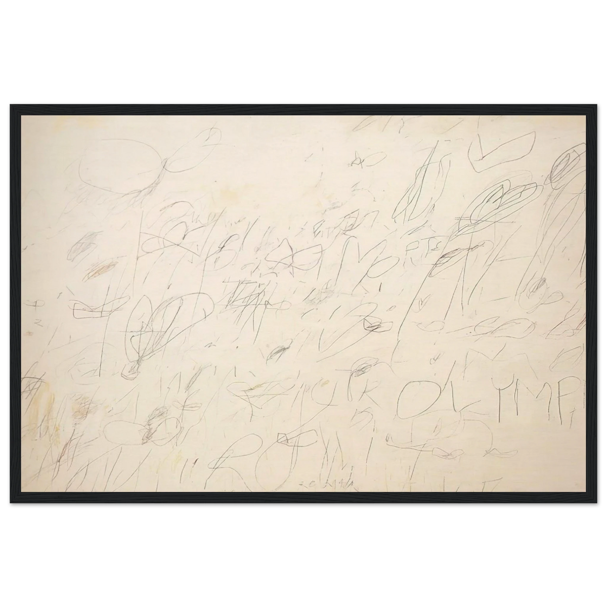 Olympia Framed Poster | Cy Twombly Framed Prints Wall Art | Cy Twombly Store
