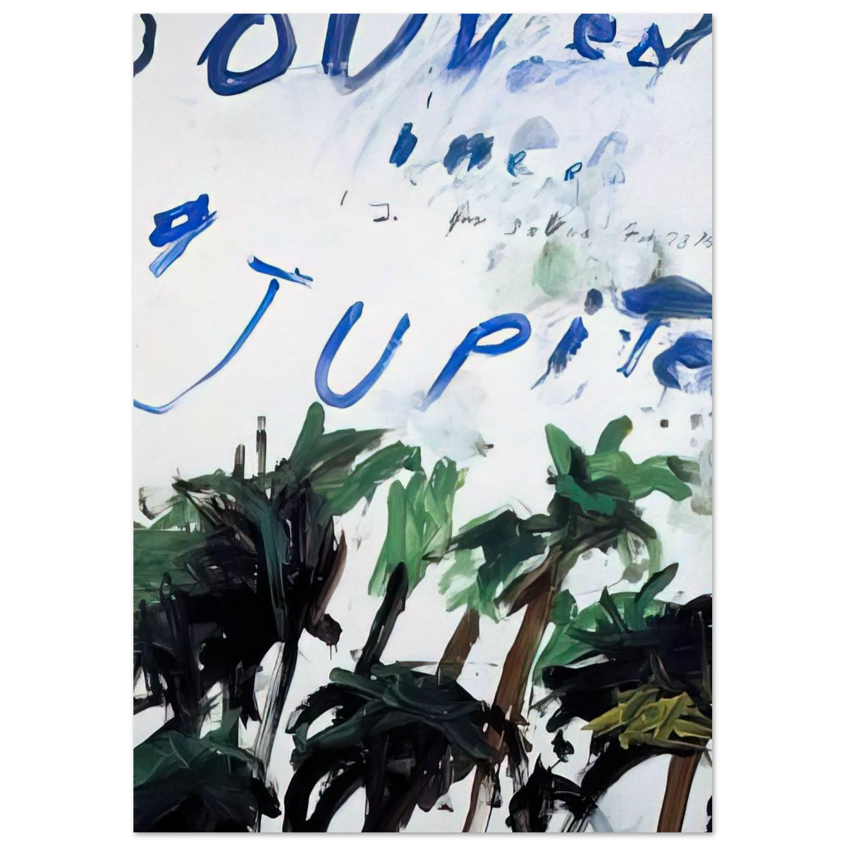 Souvenir Poster | Cy Twombly Poster | Cy Twombly Store
