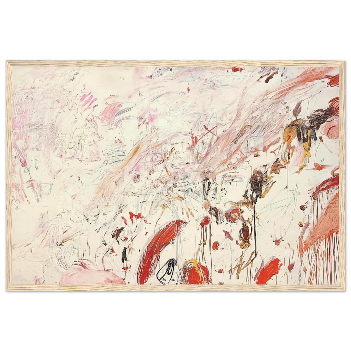 Ferragosto III Framed Poster | Cy Twombly Framed Prints Wall Art | Cy Twombly Store