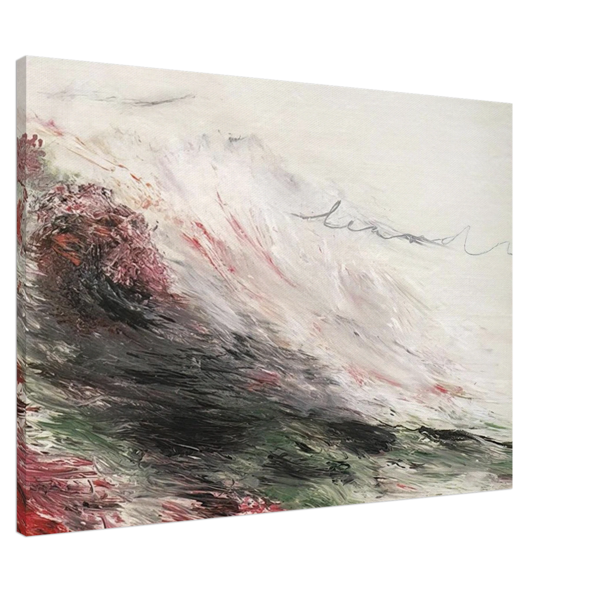 Hero and Leandro  A Painting in Four Parts  Part I Canvas | Cy Twombly Canvas | Cy Twombly Store