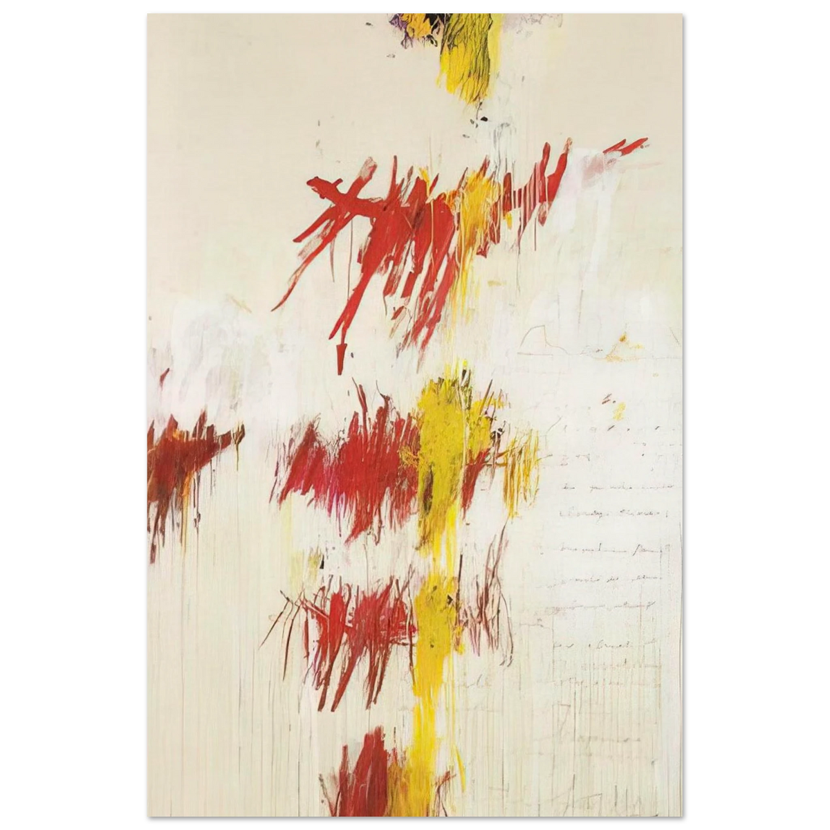 Quattro Stagioni II. Primavera Poster | Cy Twombly Poster | Cy Twombly Store