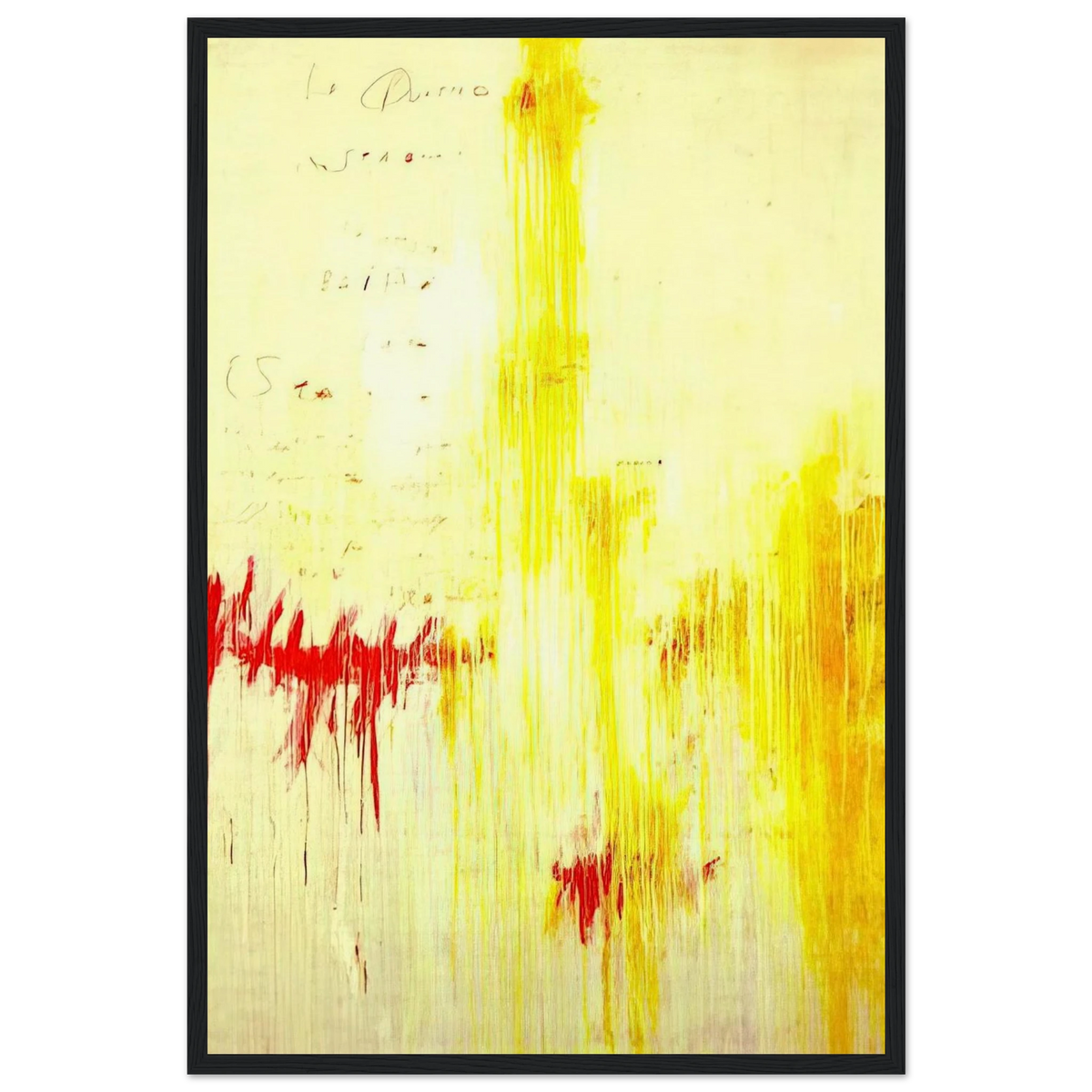 Quattro stagioni I. Estate Framed Poster | Cy Twombly Framed Prints Wall Art | Cy Twombly Store