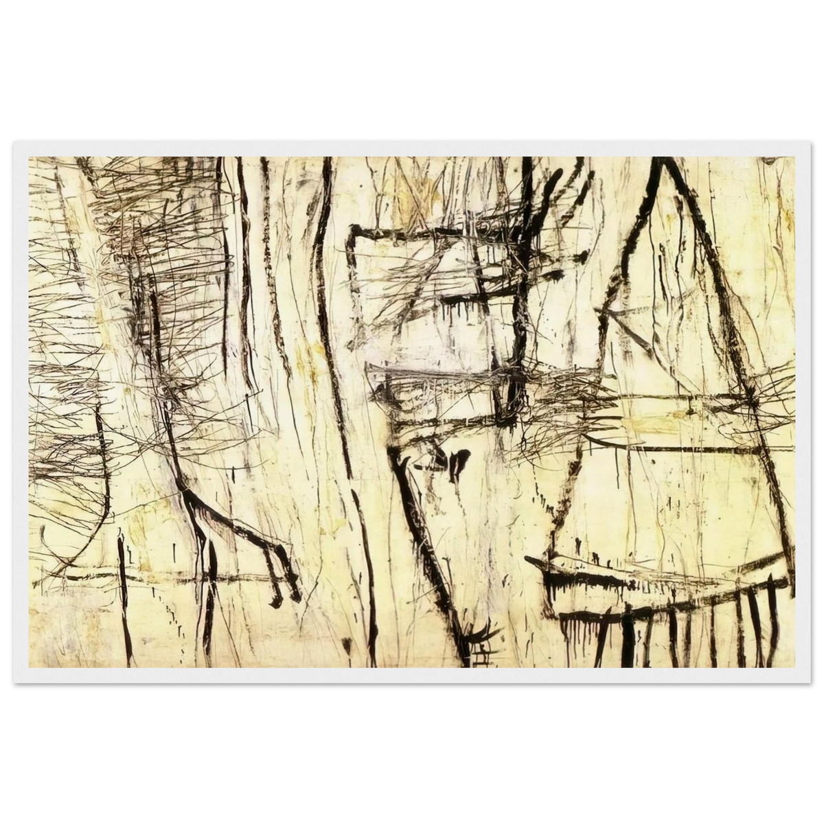 Tiznit Framed Poster | Cy Twombly Framed Prints Wall Art | Cy Twombly Store