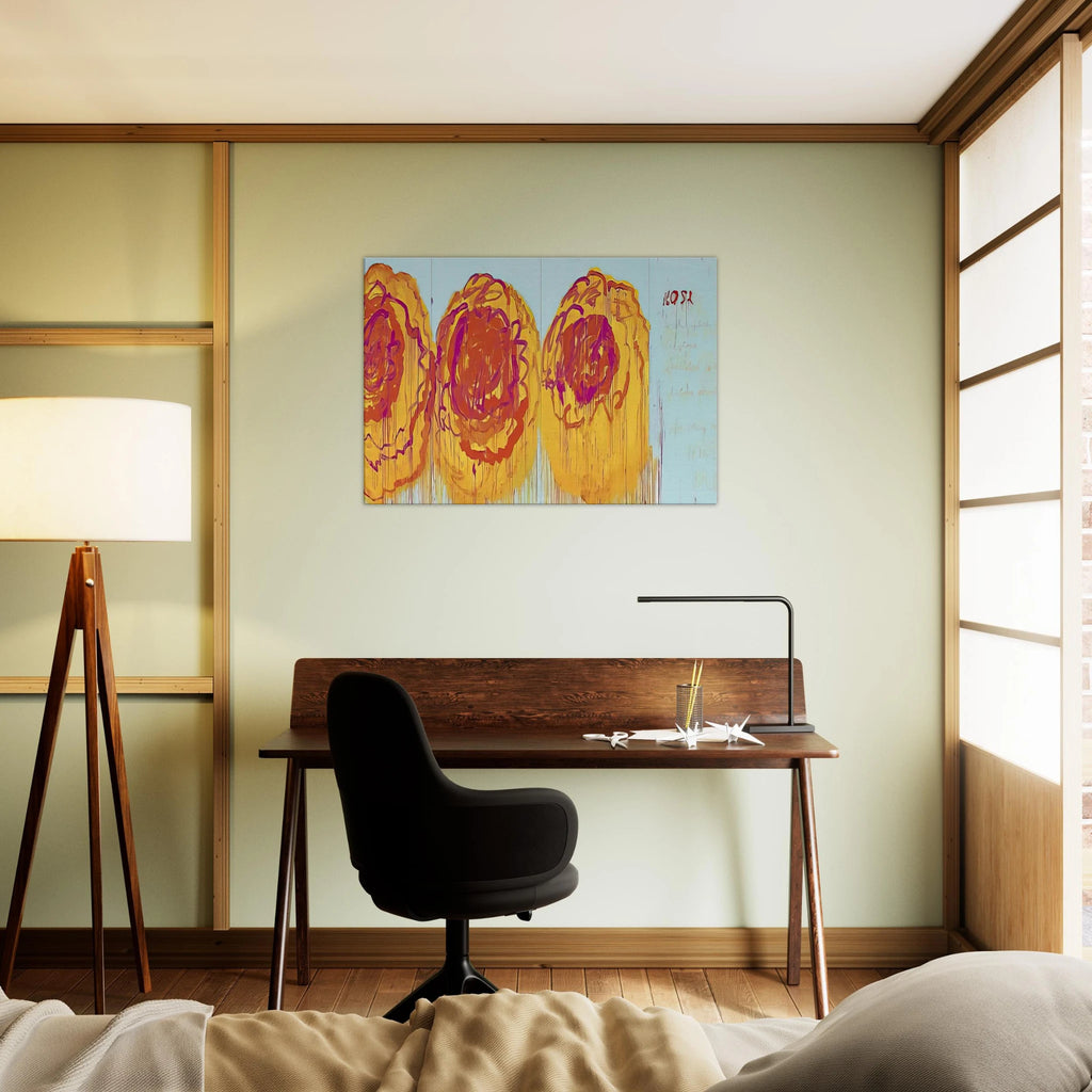 The Rose  I  Canvas | Cy Twombly Canvas | Cy Twombly Store