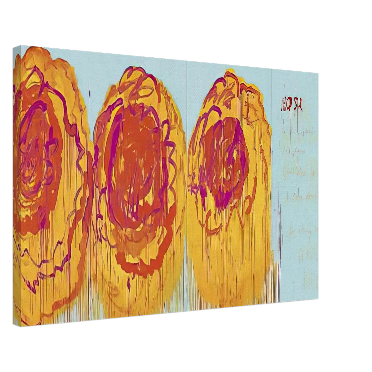 The Rose  I  Canvas | Cy Twombly Canvas | Cy Twombly Store