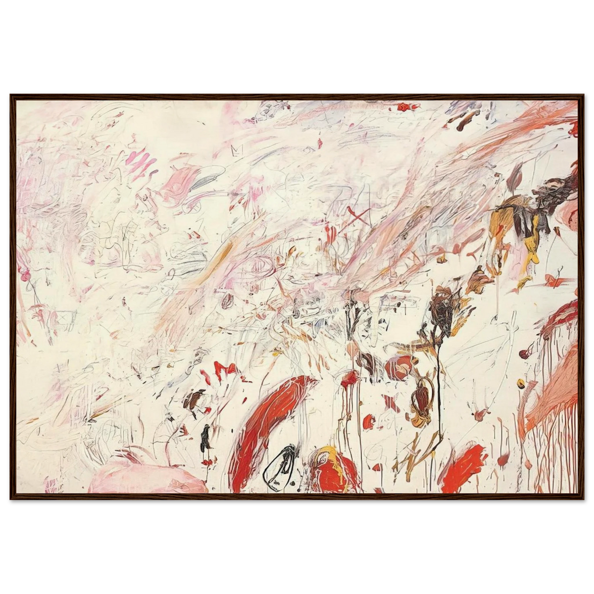 Ferragosto III Framed Poster | Cy Twombly Framed Prints Wall Art | Cy Twombly Store