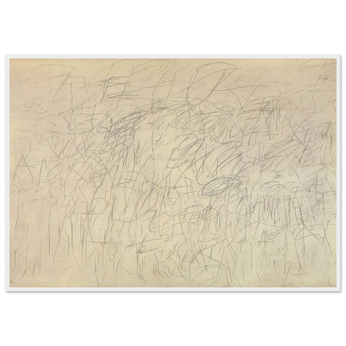 Academy Framed Poster | Cy Twombly Framed Prints Wall Art | Cy Twombly Store