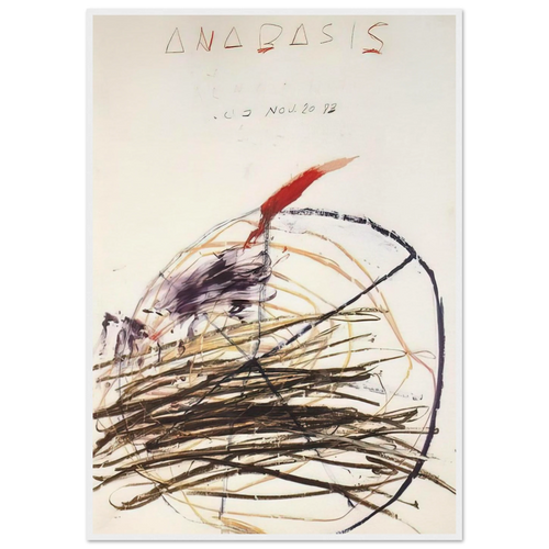 Anabasis  Xenephon  Framed Poster | Cy Twombly Framed Prints Wall Art | Cy Twombly Store