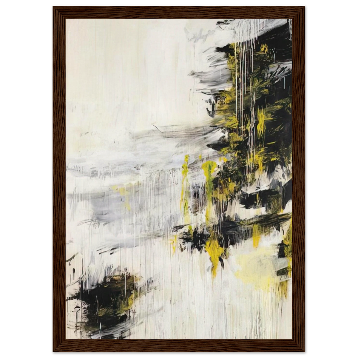 Quattro Stagioni II. Inverno Framed Poster | Cy Twombly Framed Prints Wall Art | Cy Twombly Store