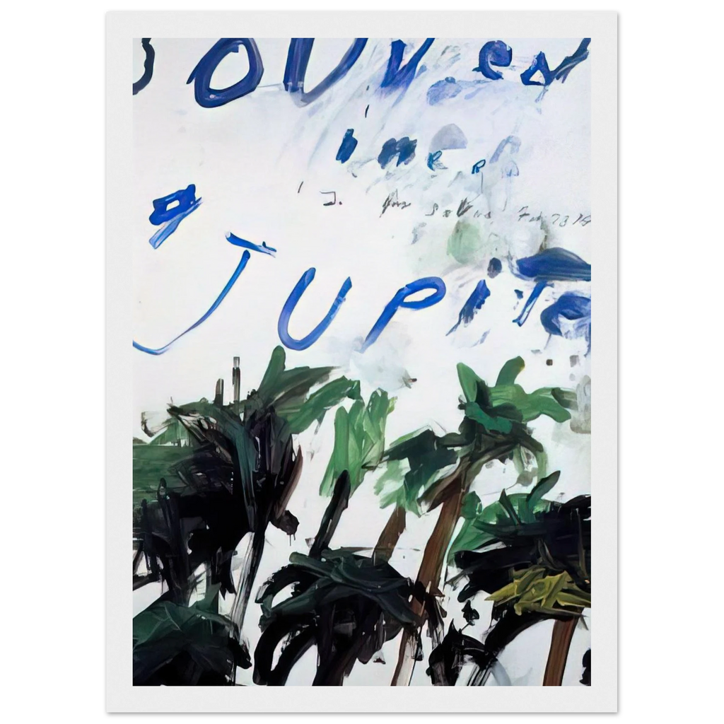 Souvenir Framed Poster | Cy Twombly Framed Prints Wall Art | Cy Twombly Store