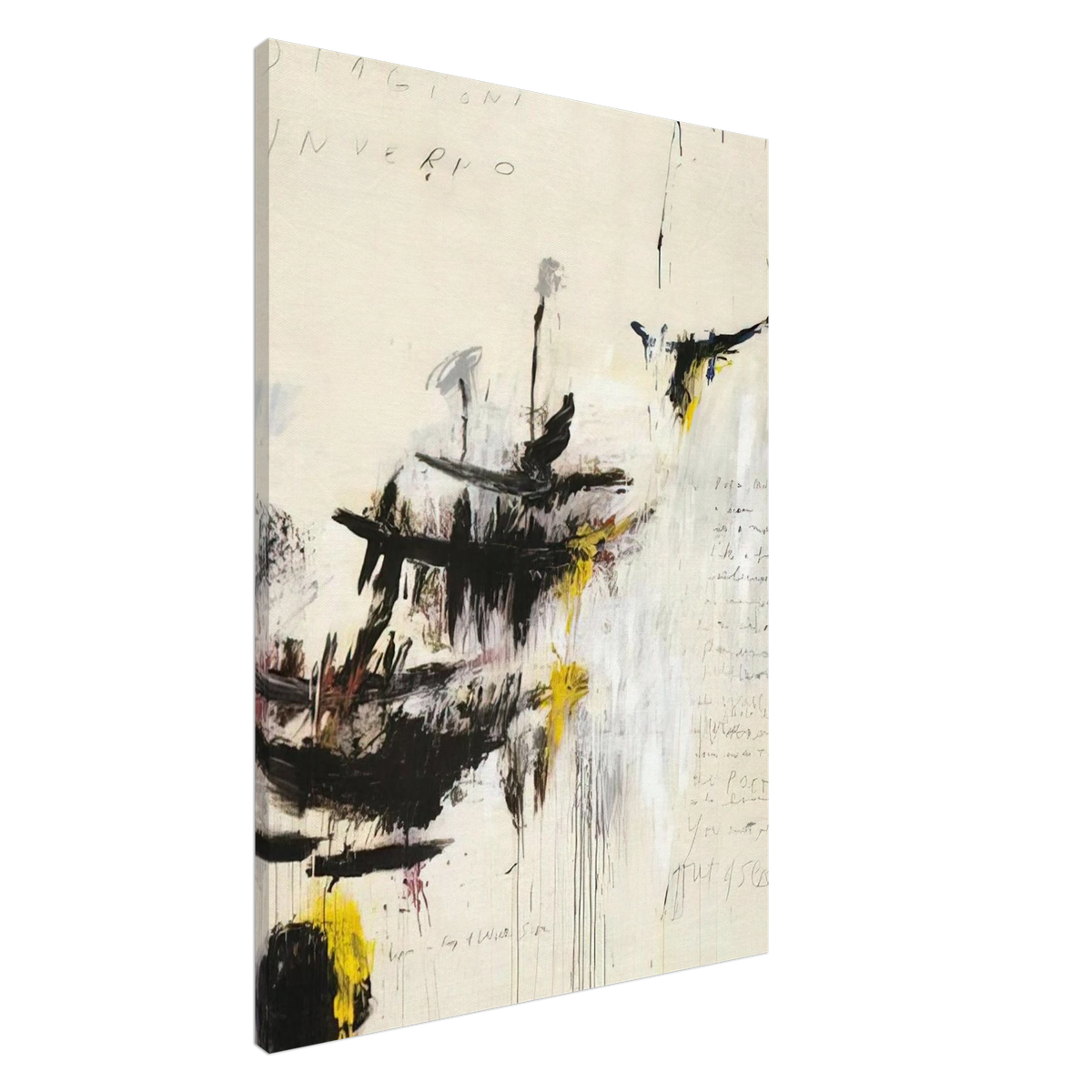 Quattro stagioni I. Inverno Canvas | Cy Twombly Canvas | Cy Twombly Store