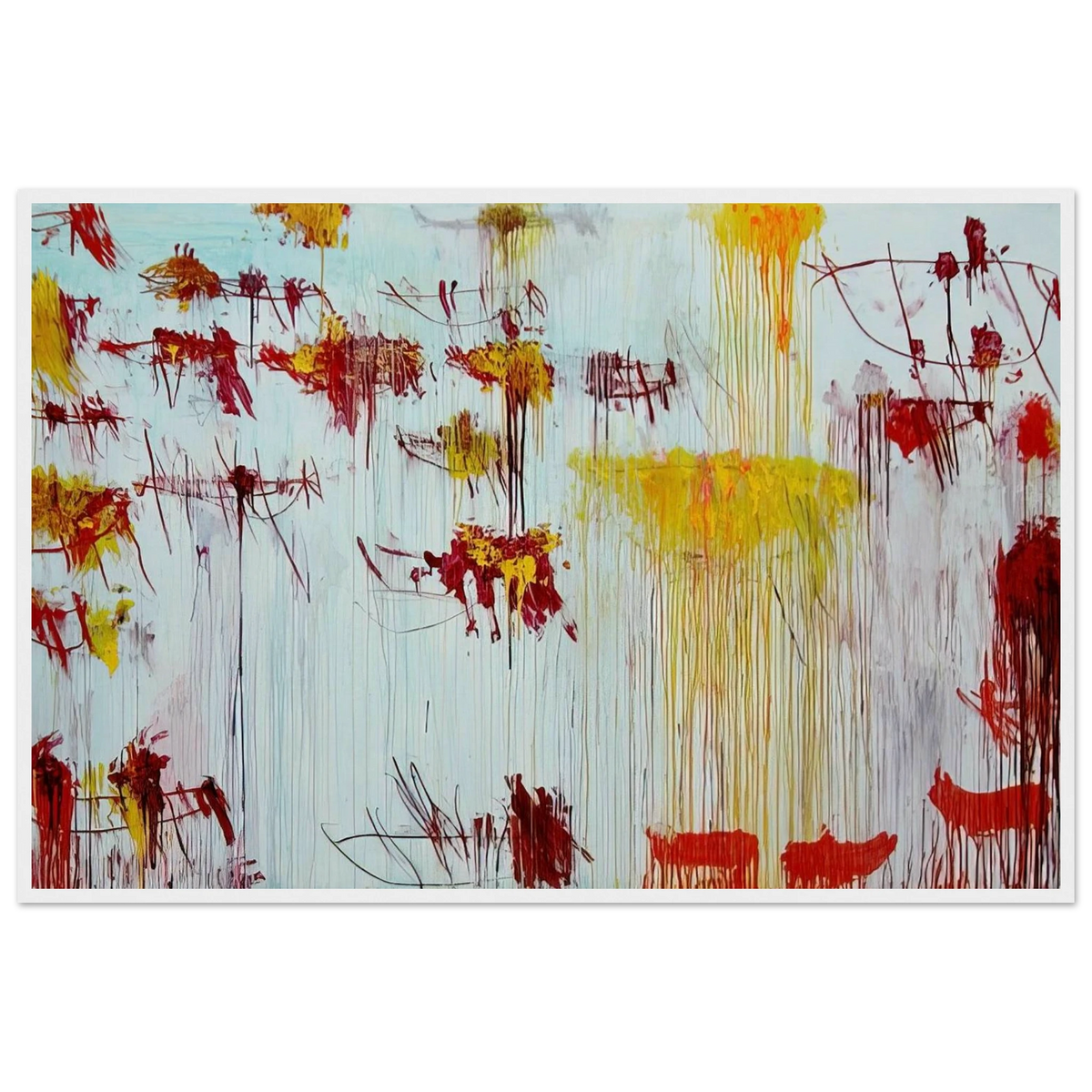 Lepanto, Part X Framed Poster | Cy Twombly Framed Prints Wall Art | Cy Twombly Store