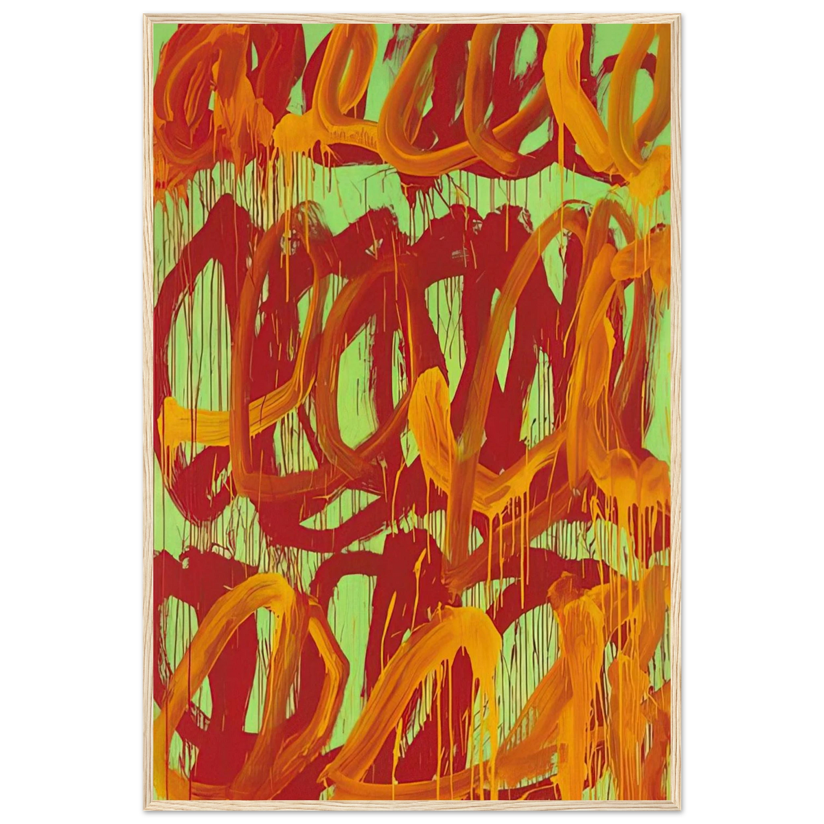 Camino Real  II  Framed Poster | Cy Twombly Framed Prints Wall Art | Cy Twombly Store