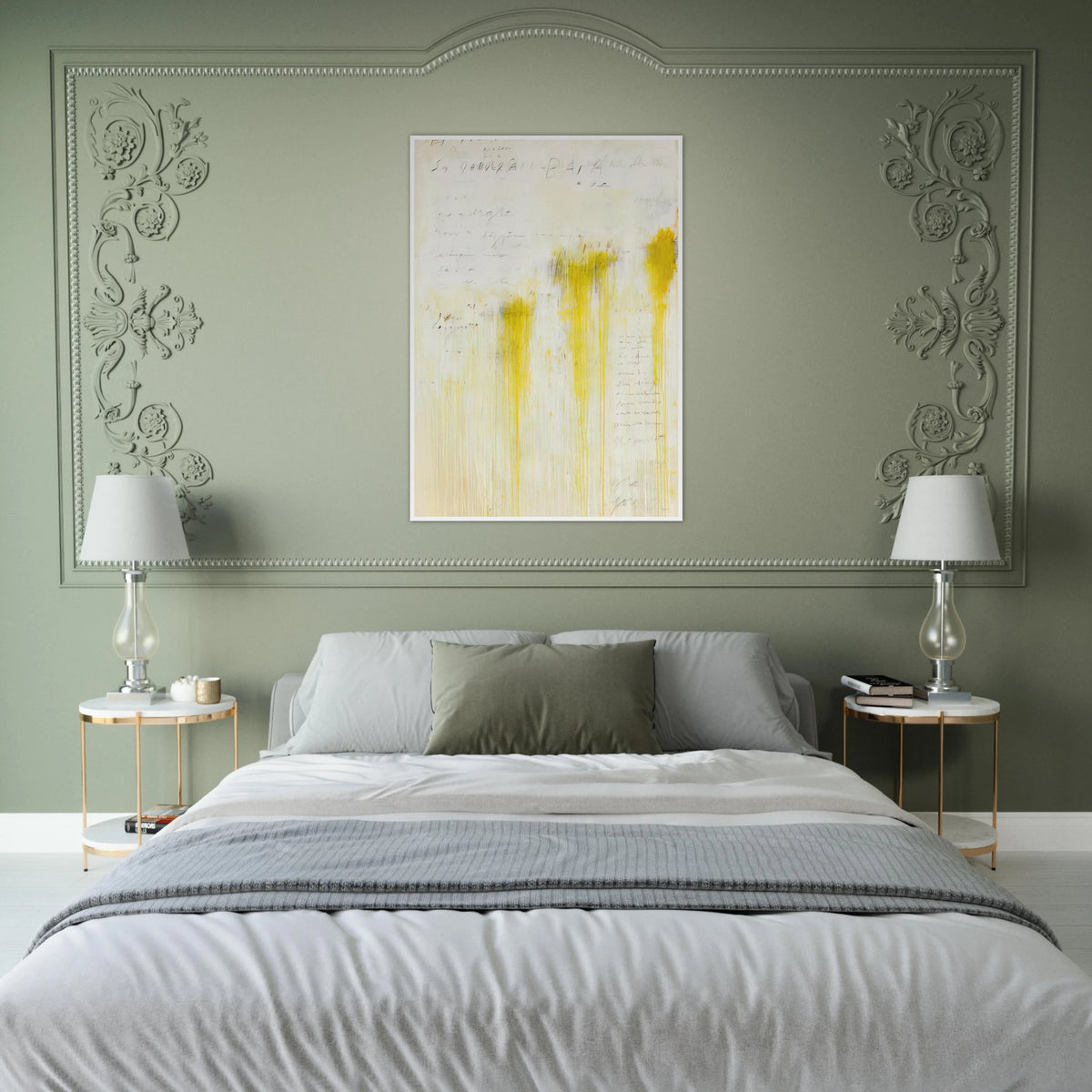 Quattro Stagioni II. Estate Framed Poster | Cy Twombly Framed Prints Wall Art | Cy Twombly Store
