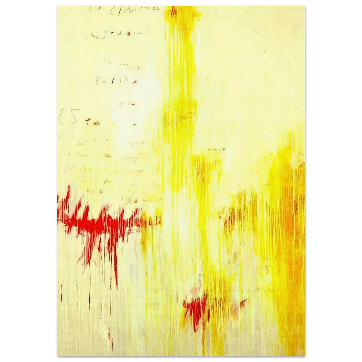 Quattro stagioni I. Estate Poster | Cy Twombly Poster | Cy Twombly Store